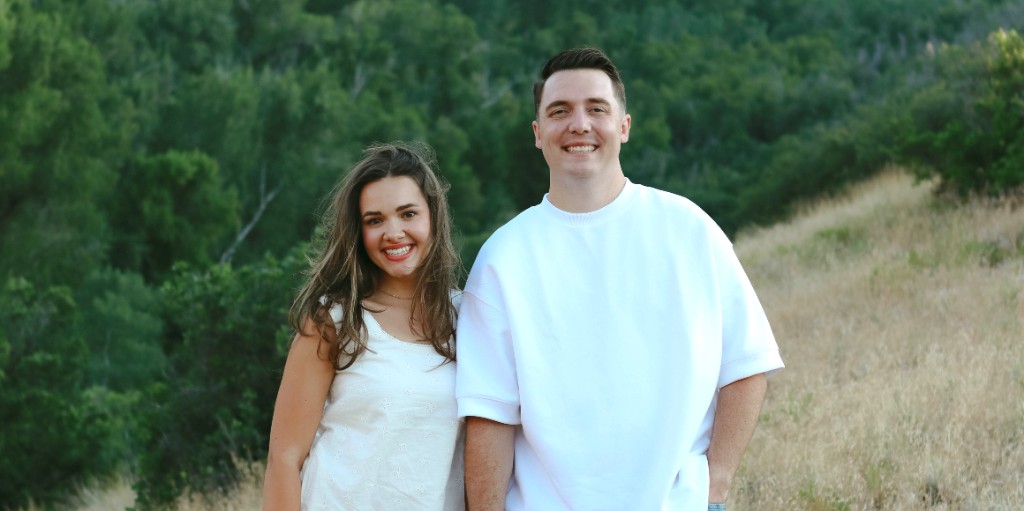 Alaina and Austin, co-owners of Big Blue Van